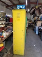 locker yellow 6 ft tall industrial