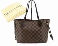 Louis Vuitton Damier Neverfull Tote Bag