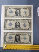 1923 Large $1 US Silver Certificates No. 1