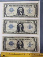1923 Large $1 US Silver Certificates No. 2
