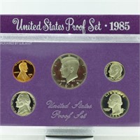 1985 United States Proof Set, 5 Coins Inside!!