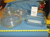 5pc Pyrex & Glass Oven Ware