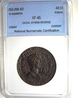 253-268 AD Cilicia Athena Reverse NNC XF45 AE33