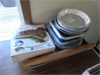 Lot of Baking Sheets & Cooling Racks