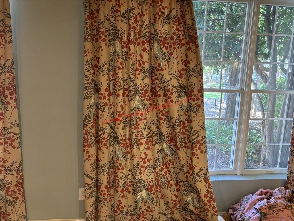 LOT - (2) SETS OF WINDOW CURTAINS