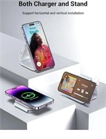 Wireless Charger, Magnetic Foldable 3 in 1
