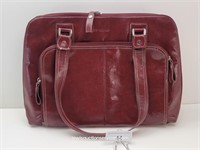 Samsonite Burgandy Leather Laptop Bag