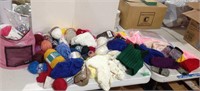 Yarn, yarn bag, knitted items