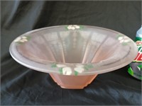 Pink Satin Glass bowl