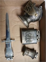 Unusual cigarette lighters lot w sword