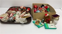 Vintage Christmas assorted decorations