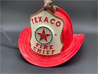 Texaco Fire Chief Fireman Hat Brown & Bigelow