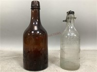 J.C. Buffum & Co and Superior Brand Glass Bottles