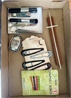 Hygiene set, Bobby pins and hair clips and Belt