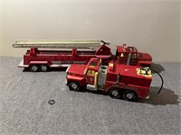 Nylint Arial Hook & Ladder 885 & Rescue Pumper 875