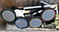 Playstation Rock Band Drum Set & Guitar