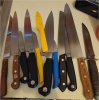 Lot of Misc knives Kitchen