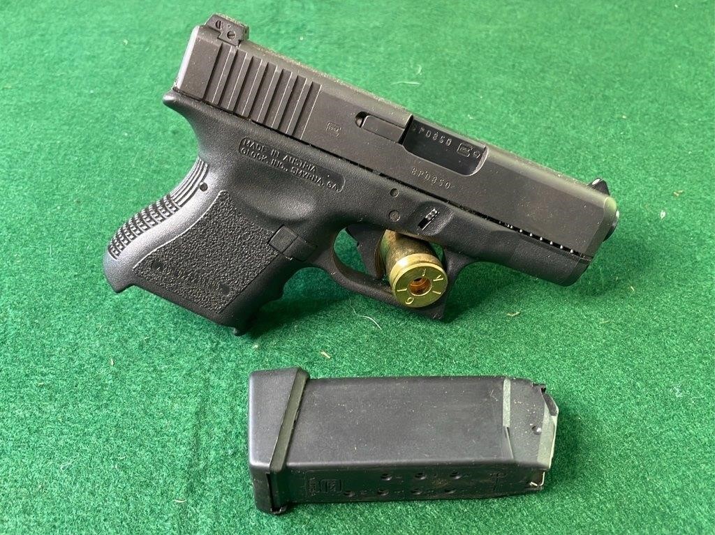 Glock 9x19 9 MM Semi Auto Handgun, Serial #BPD850,