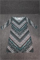 Dana Buchman Long Sleeve Dress Size Medium