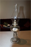 Vintage Oil Lamp 18H