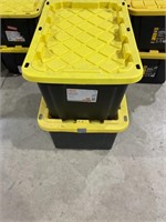 2 27 gal totes