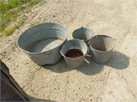 Wash tubs & pails