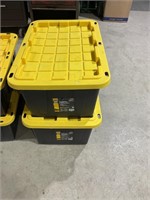 2 27 gal totes