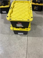 2 17 gal totes