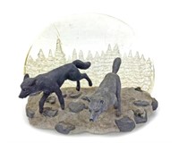 Bradford Exchange Resin Wolf Figurine
