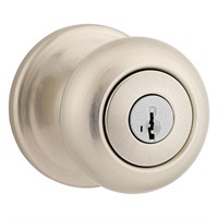 $29  Juno Satin Nickel Door Knob with SmartKey