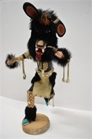 "Bear" Signed Native American 18" Kachina Doll SEE