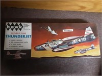 US AIR FORCE THUNDERJET VINTAGE MODEL PLANE