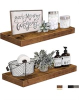 QEEIG 24 inches Long Floating Shelf - 2 pack