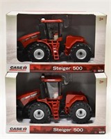 (2) 1/32 Ertl Case IH Steiger 500 Tractors