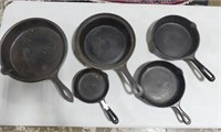 ASS'T CAST IRON FRY PANS