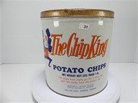 THE CHIP KING 1 LB TIN