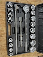 Pittsburgh 20 Piece Jumbo Socket Set