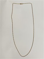 Marked 14K Italy Gold Necklace