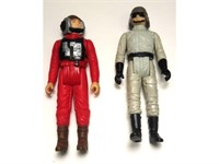 TWO (2) 1984 Star Wars Figures incl. B-Wing Pilot