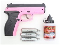 Crosman WILDCAT Pink & Black BB Cal Pistol