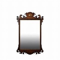 Henkel Harris mahogany wall mirror