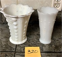 Milk Glass Vases