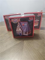 (3) Coca-Cola 3D Puzzles