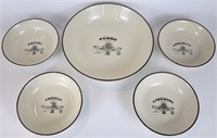Vintage Style Italian Porcelain Dish Set