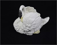Bone China Pottery Swan