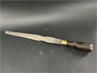 Mid 19th Century cabinetmaker's screwdriver dated