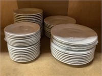 White Dinner Plates And Salad Plates