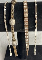 Collection of Bracelets   7”. 4pc