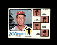 1973 Topps #296 Sparky Anderson VG to VG-EX+