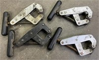Lot of 4 Kant-Twist 3" Cantilever Clamps